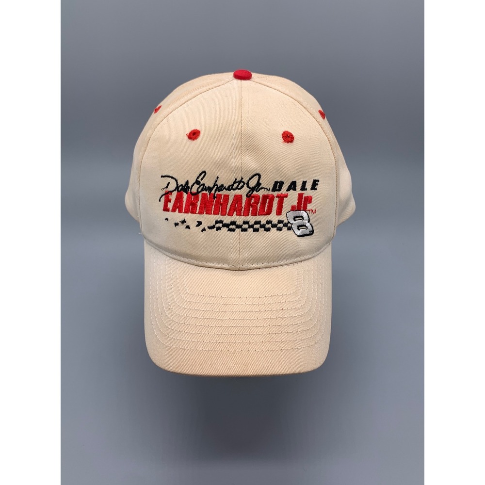 Chase Authentics Dale Earnhardt Jr 8 NASCAR Racing Hat Tan Snapback Cap Mens OS